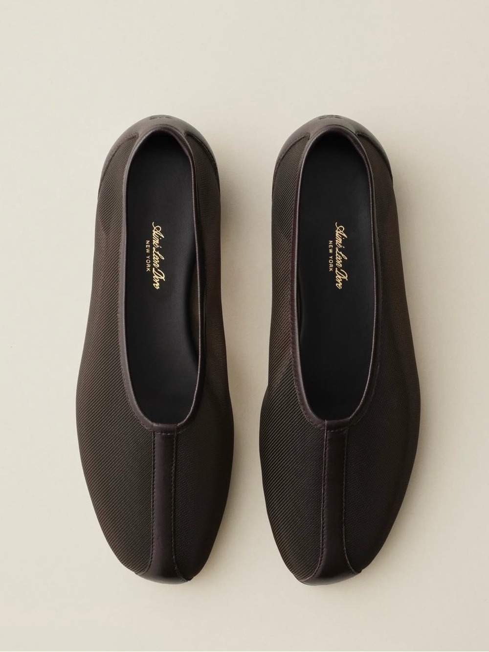 Aime Leon Dore Ballet Mesh Brown Flats